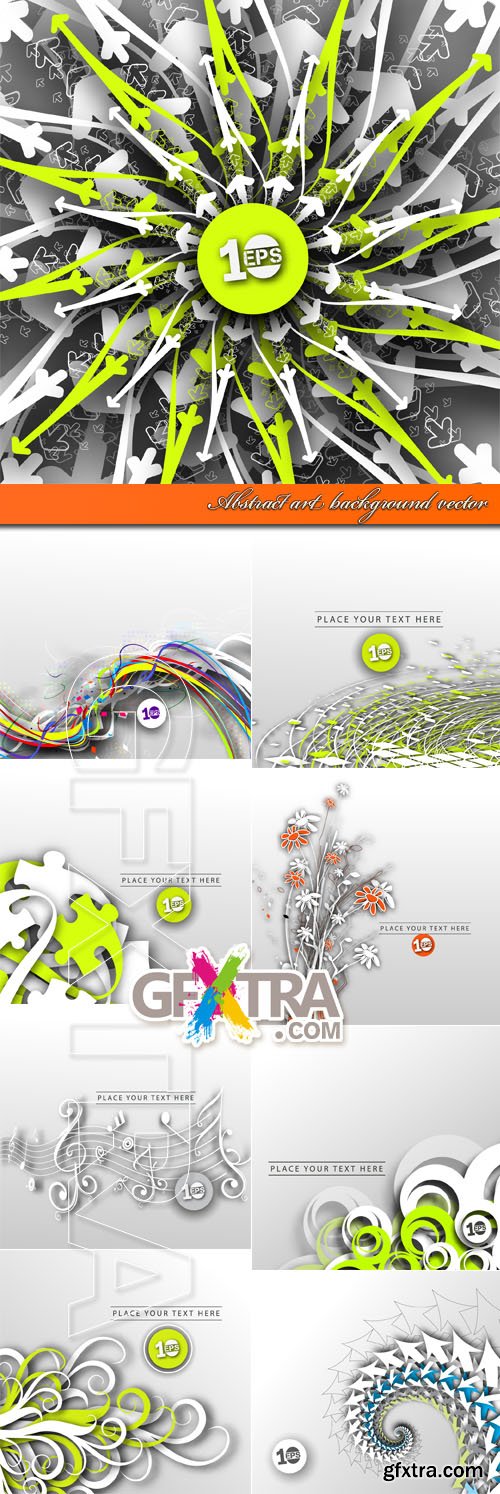 Abstract art background vector