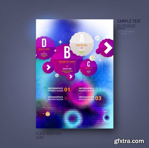 Stock Vectors - Business Flyer Template 8