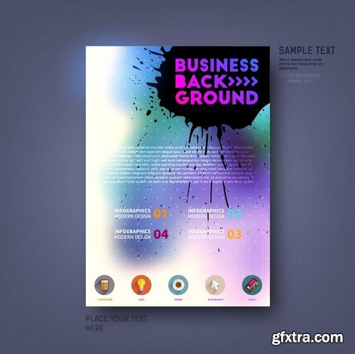 Stock Vectors - Business Flyer Template 8