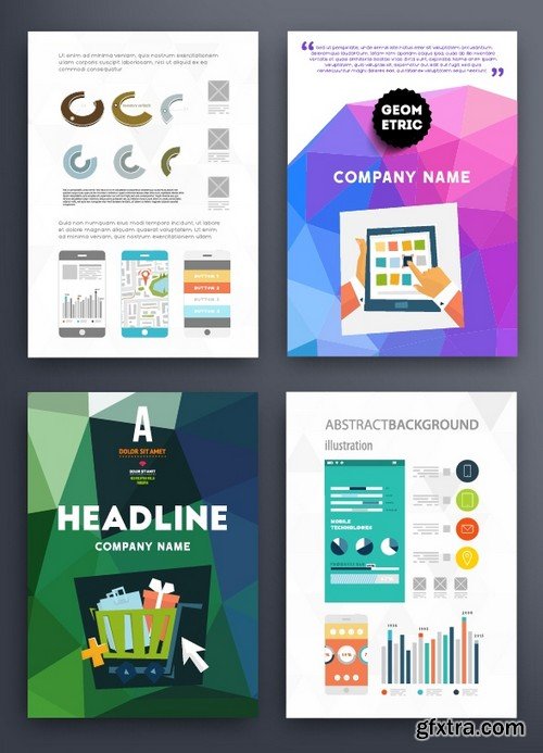 Stock Vectors - Business Flyer Template 8