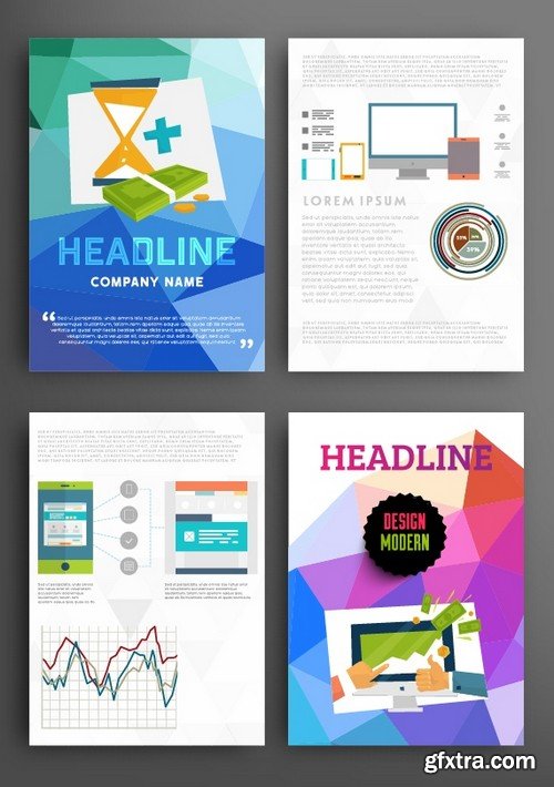 Stock Vectors - Business Flyer Template 8