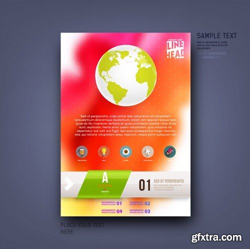 Stock Vectors - Business Flyer Template 8