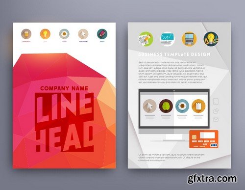 Stock Vectors - Business Flyer Template 8