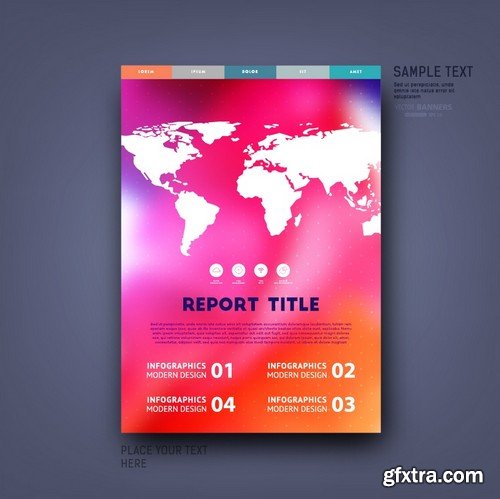 Stock Vectors - Business Flyer Template 8