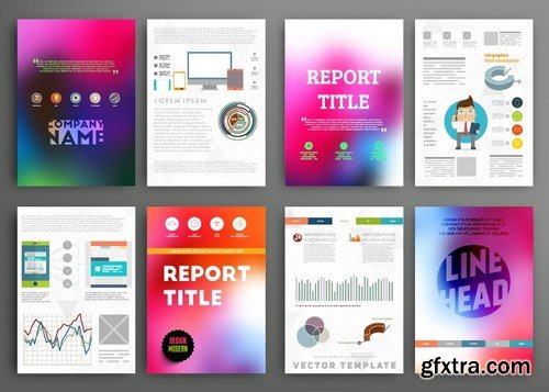 Stock Vectors - Business Flyer Template 8