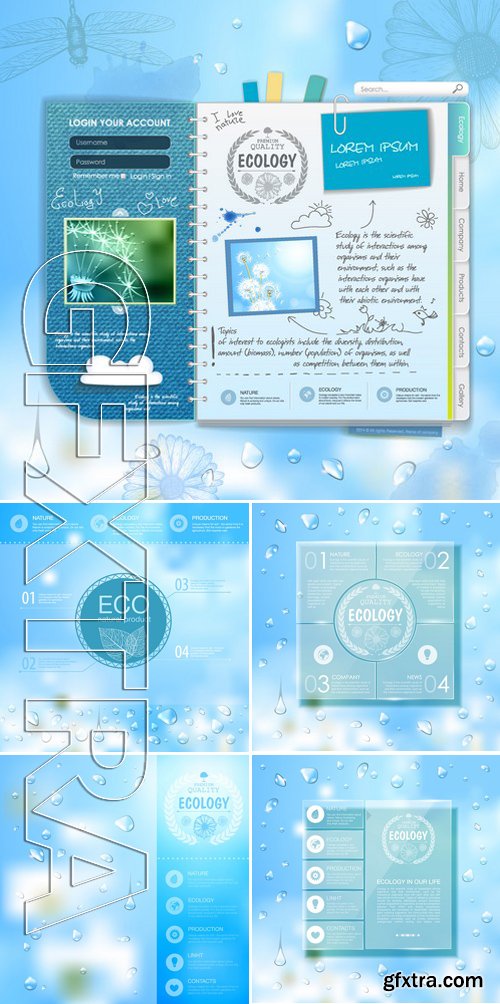 Stock Vectors - Ecology template 3