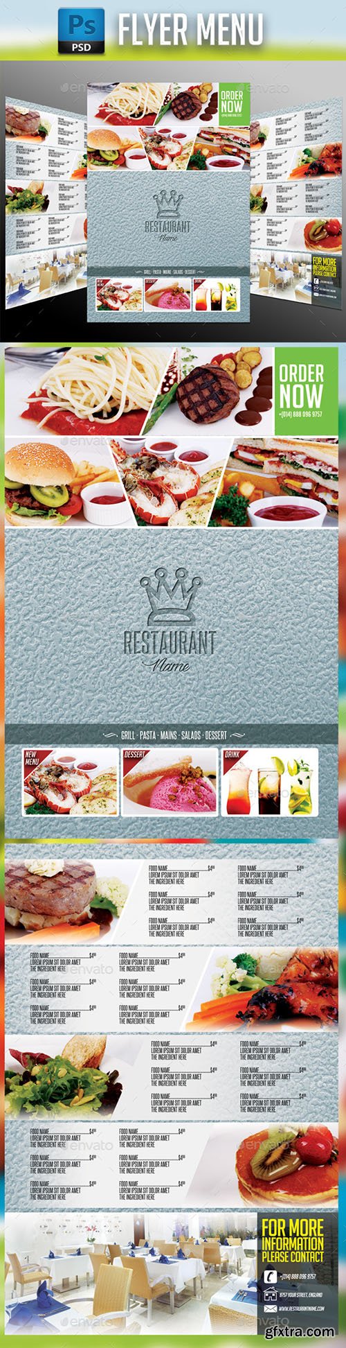 GraphicRiver Restaurant Menu #3 10957585