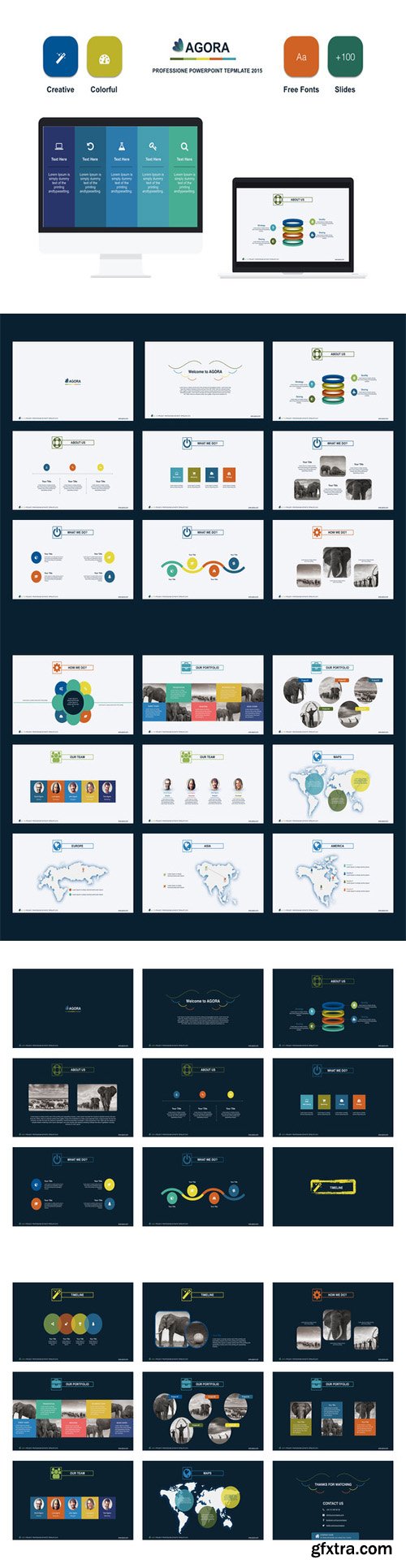 CM - Agora Powerpoint Template 236700