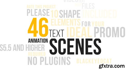 Videohive 46 Dynamic Text Animations Pack 10443170