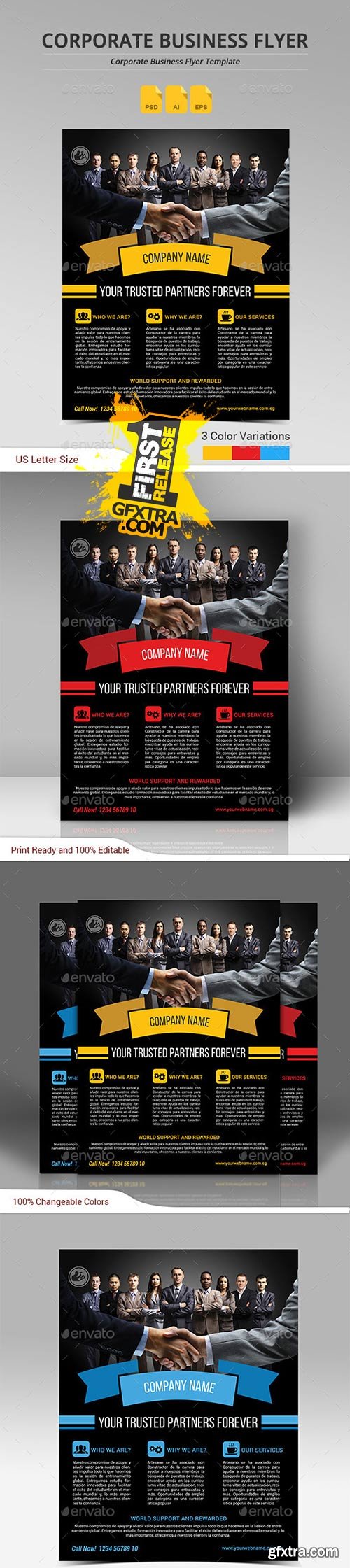 GraphicRiver - Corporate Business Flyer 10946984