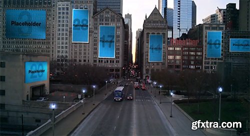 Videohive City - Ads on Buildings 6335275