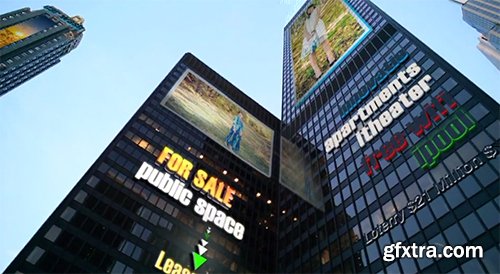 Videohive City - Ads on Buildings 6335275