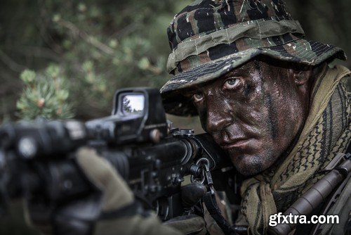 Stock Photos - Soldiers 2, 25xJPG