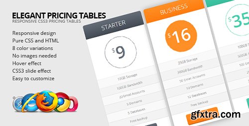 CodeGrape - Elegant Pricing Tables 2277