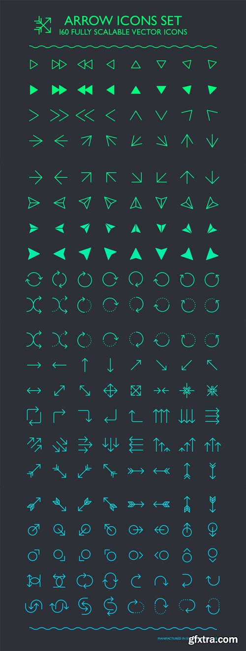 CM - Arrow Icons Set 212077