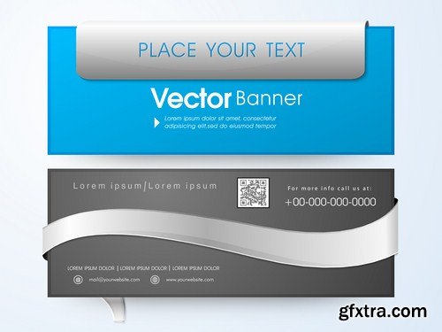 Abstract Banners Collection #16 - 25 Vectors