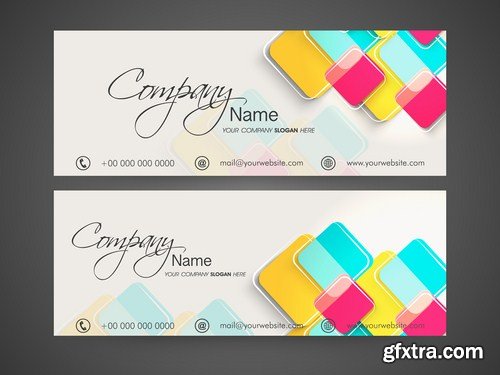 Abstract Banners Collection #16 - 25 Vectors