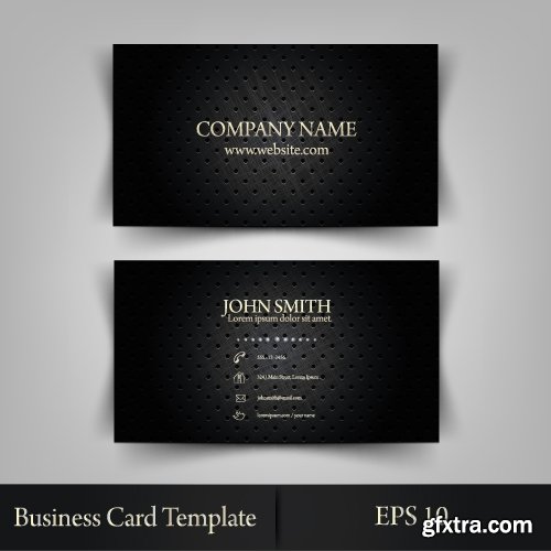 Collection of business cards templates #13-25 Eps