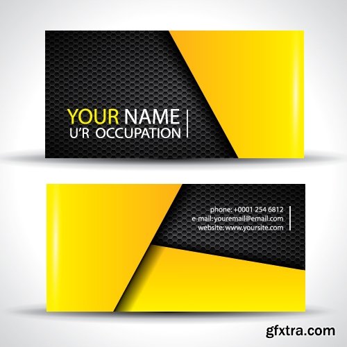 Collection of business cards templates #13-25 Eps