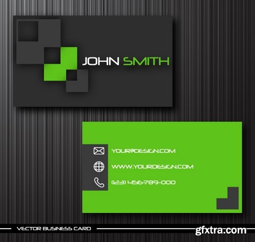 Collection of business cards templates #13-25 Eps