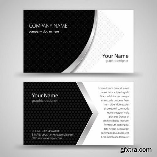 Collection of business cards templates #13-25 Eps