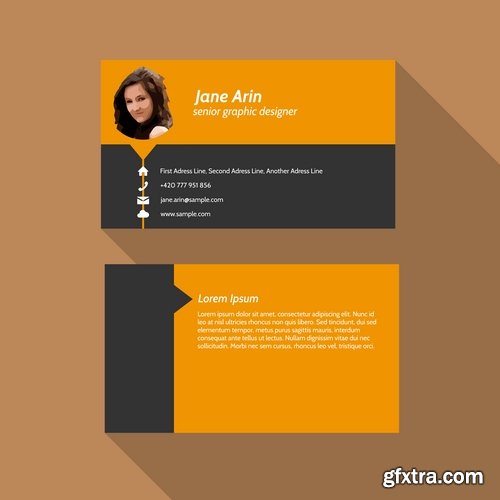 Collection of business cards templates #13-25 Eps