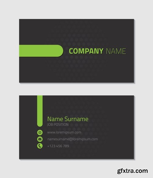 Collection of business cards templates #13-25 Eps