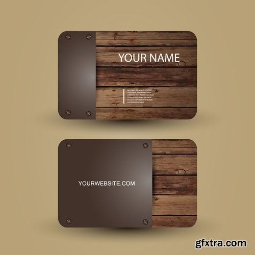 Collection of business cards templates #13-25 Eps