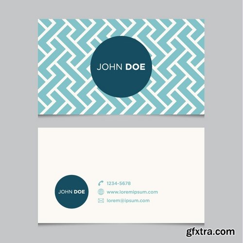 Collection of business cards templates #13-25 Eps