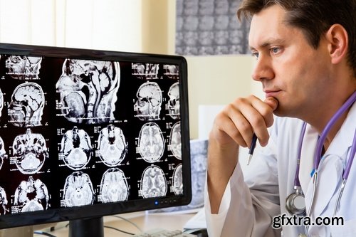 Collection of computer tomography medical diagnostics 25 HQ Jpeg