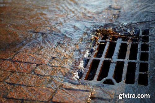 Collection of various manhole sewer drain runoff 25 HQ Jpeg