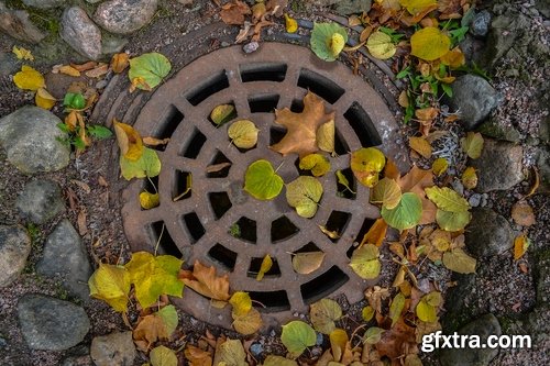 Collection of various manhole sewer drain runoff 25 HQ Jpeg