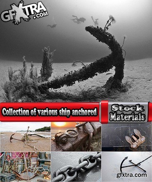 Collection of various ship anchored ship pier sea anchor chain 25 HQ Jpeg