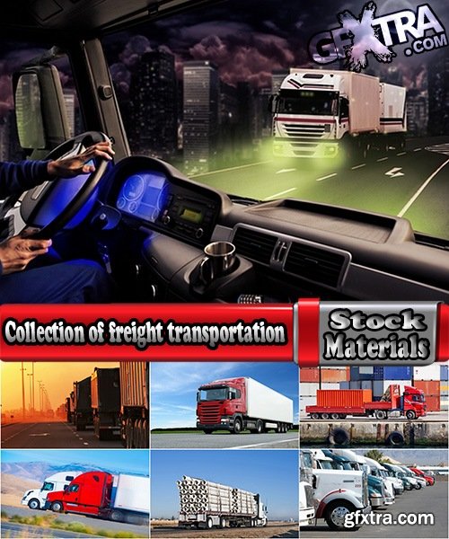 Collection of freight transportation logistics heavy-truck auto business 25 HQ Jpeg