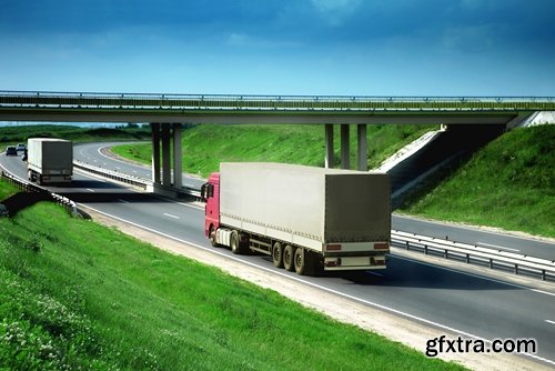 Collection of freight transportation logistics heavy-truck auto business 25 HQ Jpeg