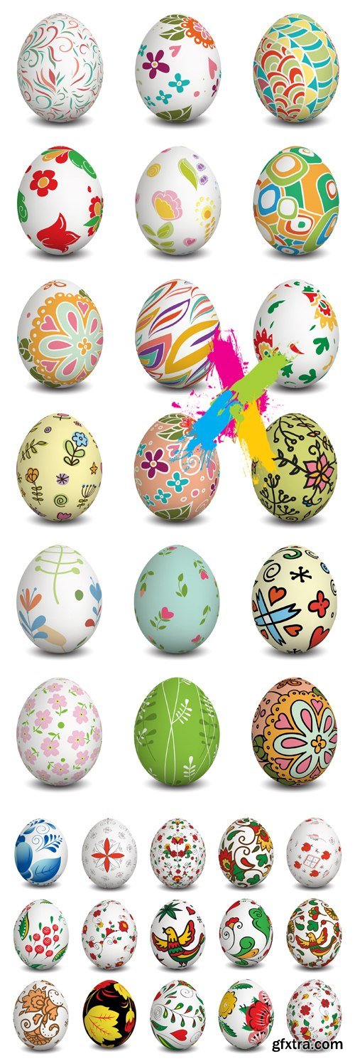 Easter Eggs Vector