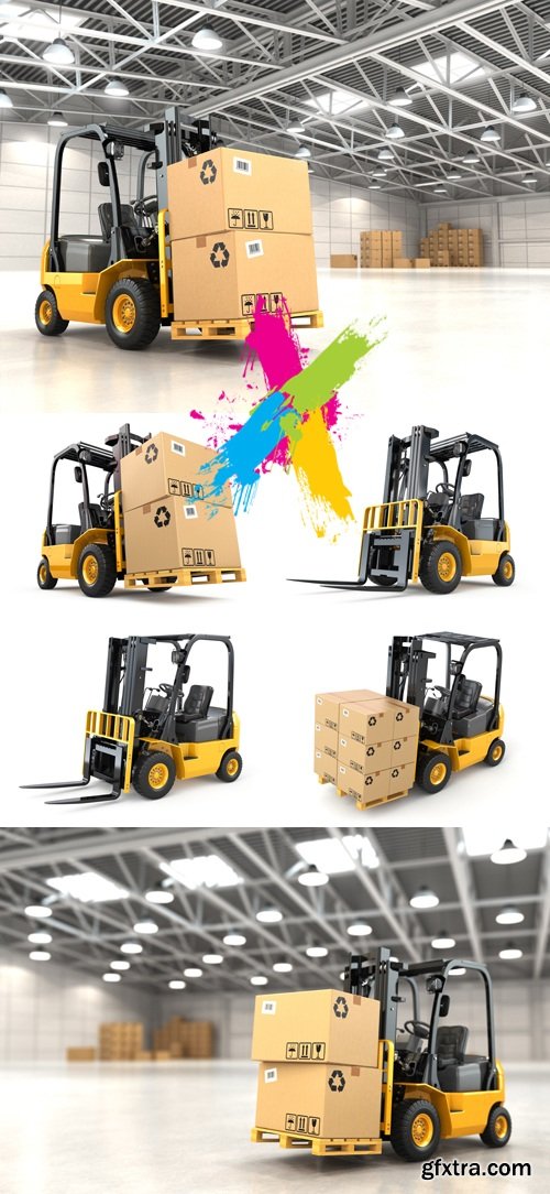 Stock Photo - Forklift Truck