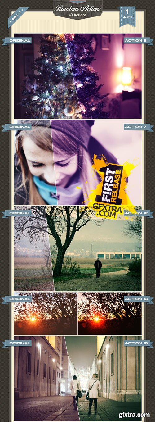 GraphicRiver - Random Photoshop Actions I 9951231