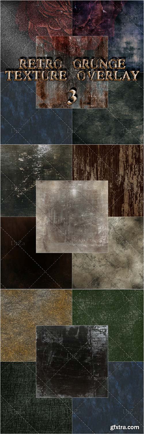 Retro grunge texture overlay - 3