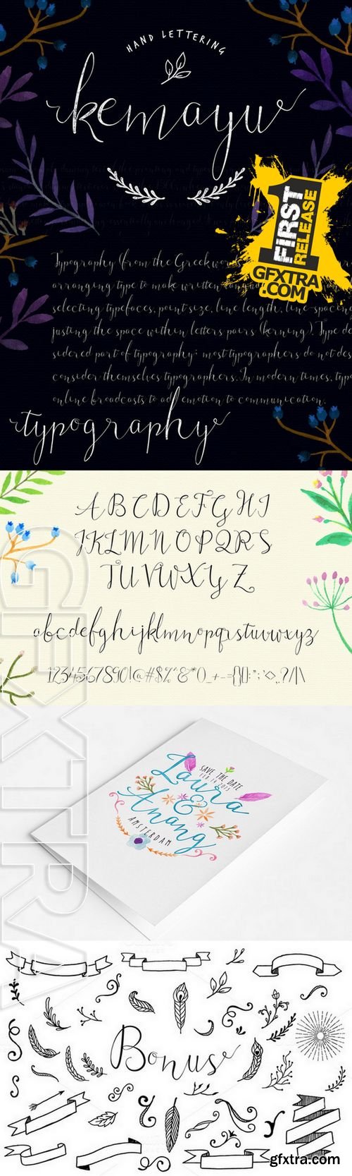 Kemayu Hand Lettering + Vector Bonus - CM 238099