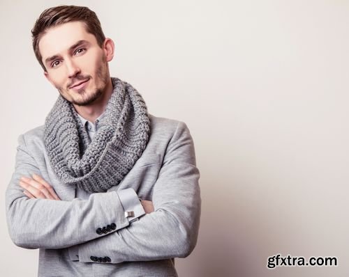 Stock Photos - Elegant & Positive Young Handsome Man