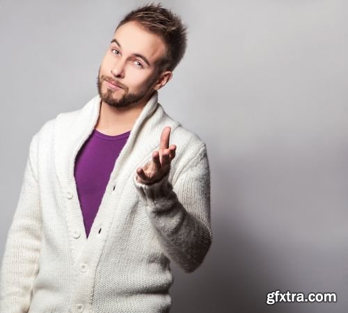 Stock Photos - Elegant & Positive Young Handsome Man