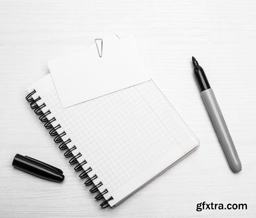 Stock Photos - Office & Drawing Equipment with Blank