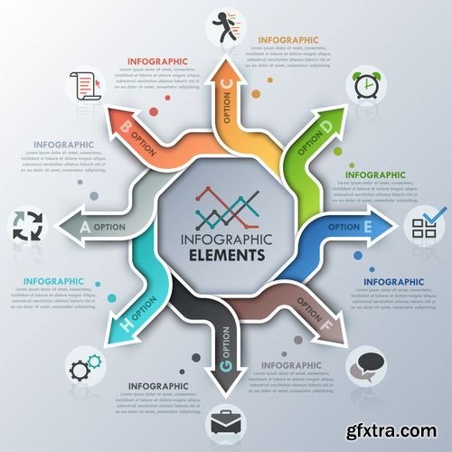 Vector - Modern Infographics Options Template