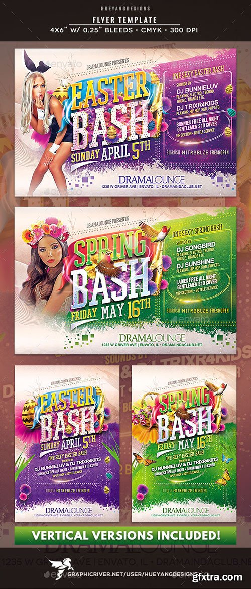 GraphicRiver - Easter & Spring Bash Flyer 10689047