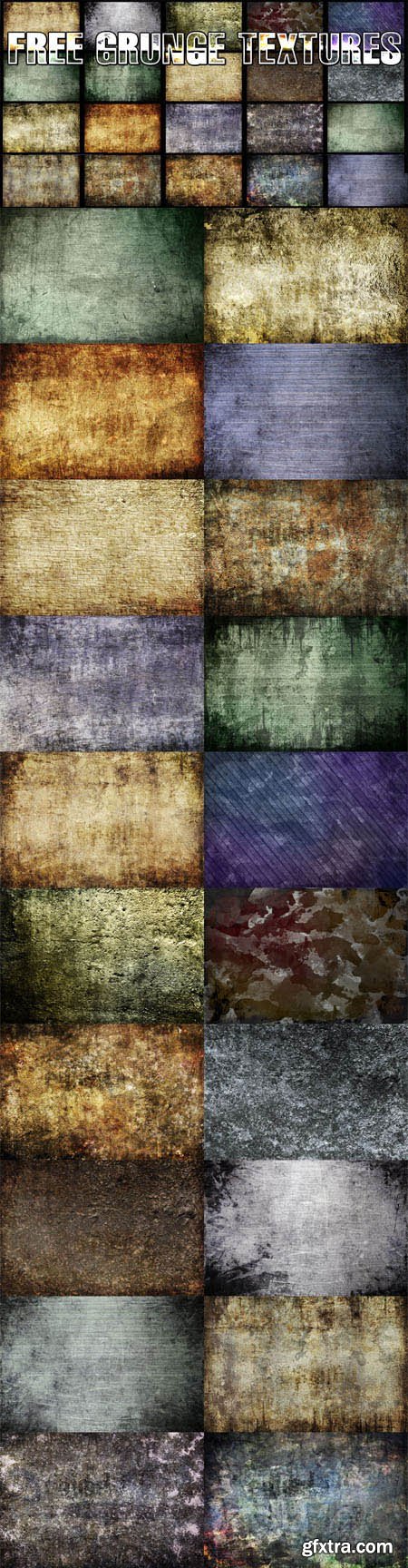 20 HQ Grunge Textures