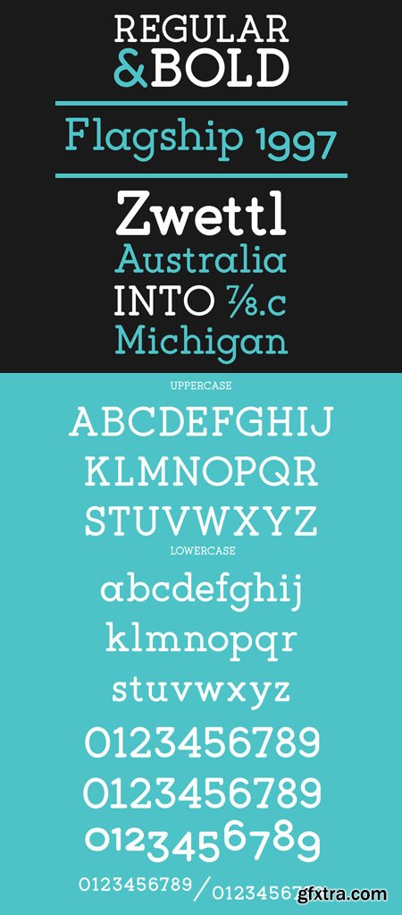 Flagship Slab Rounded Font Family