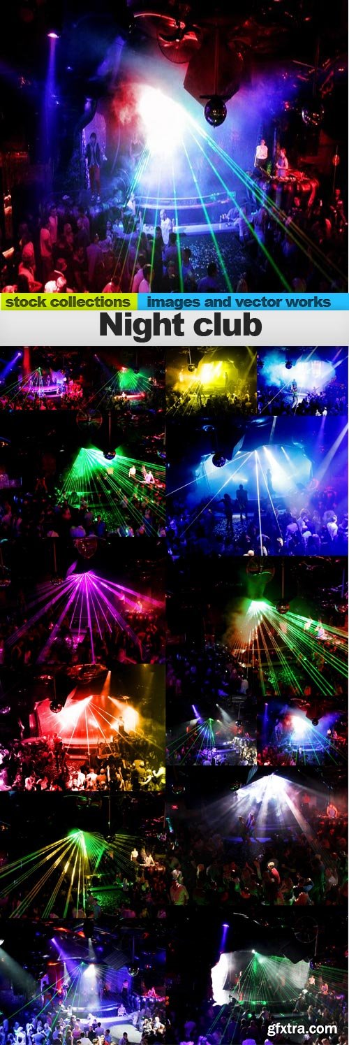 Night club, 15 x UHQ JPEG