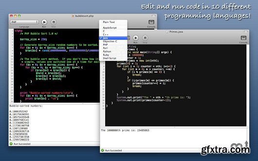 CodeRunner 2.0.2 (Mac OS X)