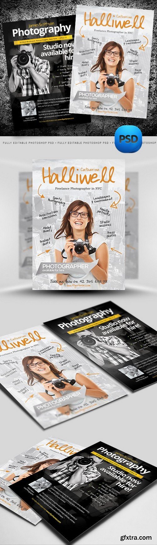 Photography Flyer Templates Set 3